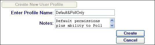 Profile Name and Notes Fields