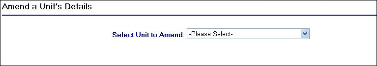 Amend a Unit's Details Page