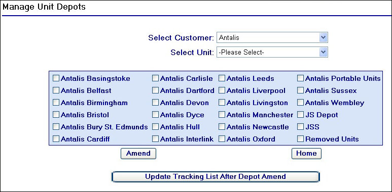Antalis Depot Example