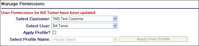 User Permission Confirmation Text